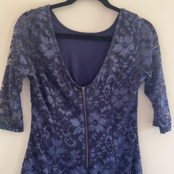 Beautiful Blue Lace Dress!! - Picture 3 of 5